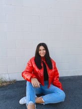 Load image into Gallery viewer, Eyes On Me Puffer Coat
