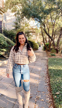 Load image into Gallery viewer, Plaid Puffer Jacket
